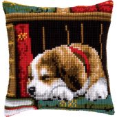 Kit de coussin gros trous - Vervaco - Chien dormant