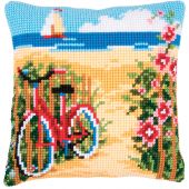 Kit de coussin gros trous - Vervaco - A la plage