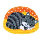 Kit de tapis point noué - Vervaco - Petit chat