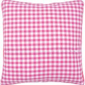 Dos de coussin - Vervaco - Vichy rose et blanc