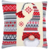 Kit de coussin gros trous - Vervaco - Lutin de Noël