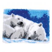 Kit de tapis point noué - Vervaco - Ours polaire
