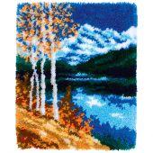 Kit de tapis point noué - Vervaco - Paysage d'automne