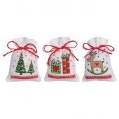 Kit de sachet senteur à broder - Vervaco - Motifs de Noël