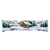 Kit de coussin bas de porte - Vervaco - Paysage d'hiver