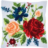 Kit de coussin gros trous - Vervaco - Pivoines 1