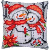 Kit de coussin gros trous - Vervaco - Bonhommes de neige