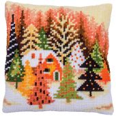 Kit de coussin gros trous - Vervaco - Arbres de Noël