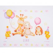 Kit broderie point de croix - Vervaco - Fête des animaux