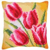 Kit de coussin gros trous - Vervaco - Tulipes