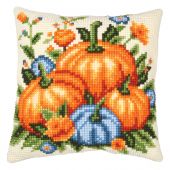 Kit de coussin gros trous - Vervaco - Citrouilles