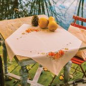 Kit de nappe à broder - Vervaco - Citrouilles d'automne