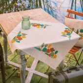 Kit de nappe à broder - Vervaco - Forêt en automne