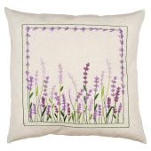 Kit de coussin à broder - Vervaco - Lavande