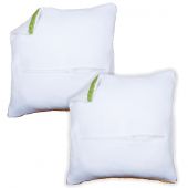 Dos de coussin - Vervaco - 2 dos de coussin 45 x 45 cm - Blanc
