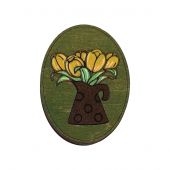 Support aiguilles - Wizardi - Boîte aimantée pour aiguilles - Tulipes roses