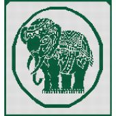 Kit broderie point de croix - Yumatex - L'éléphant d'Inde