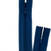 Fermeture non séparable - invisible - Prym - Fermeture Eclair Bleu bugatti - 22 cm