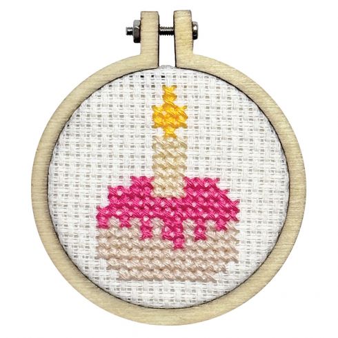 Kit broderie point de croix compté - Fleurs à vendre - Dimensions