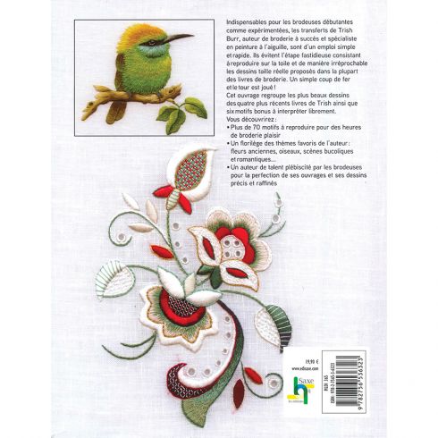 Livre - Transferts en broderie traditionnelle - Les éditions de saxe