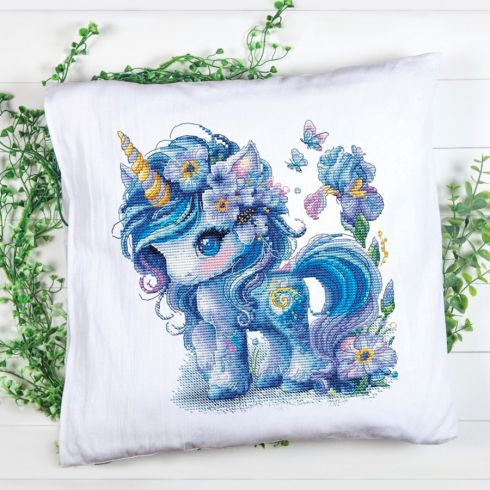 Baker Ross Kit Licorne Point De Croix (5) – Bois Pré-perforé, Fils Colorés, Aiguille Plastique, Ruban, Débutant, Dès 4 Ans