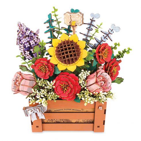 ROWOOD Puzzle 3D Bonsaï Pin En Bois – Maquette à Construire Soi-Même, Déco Intérieure Unique, Kit Facile Sans Colle, Cadeau Créatif Adulte