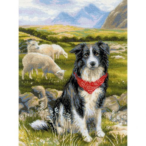 Kit point de croix Dog Show 1923 Riolis