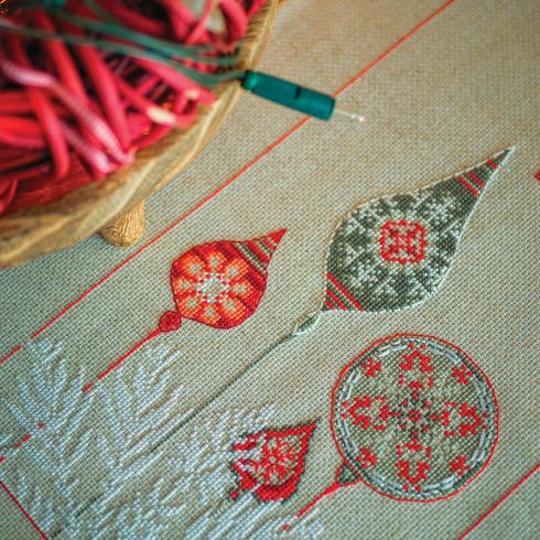 Kit Chemin De Table Suède – Davidson & Co Ab Poinsettia, Démarré, Vintage