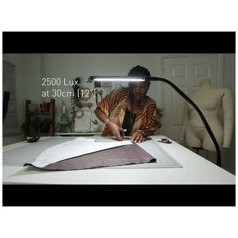 800 Lumen Bureaulamp Daylight Electra - E35231 - Lampadaire Dimmable - Liseuse Sur Pied à 2700K 4000K 6000K