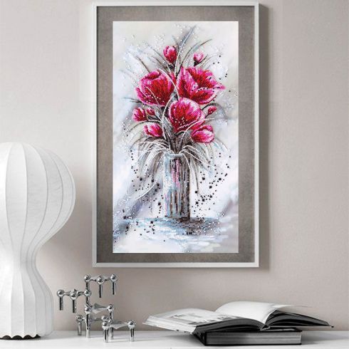 洋書Fleurs perlées Perles & point de croix Amazon.com: 