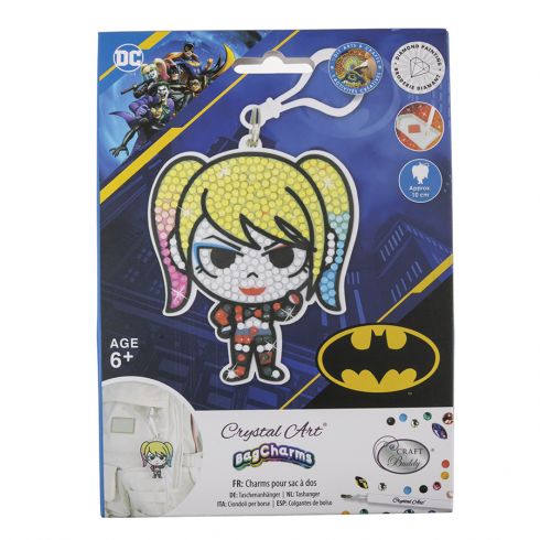 15 Pcs DIY Diamant Porte-clés Arts Craft Keychain Diamant Peinture Kits