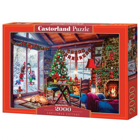 Puzzle - Cottage de Noël - 2000 pièces - Castorland