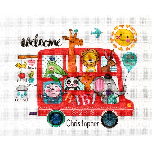 Kit Point De Croix Registre De Naissance Bebe A Bord Dimensions Kit Point De Croix Registre De Naissance Bebe A Bord Dimensions
