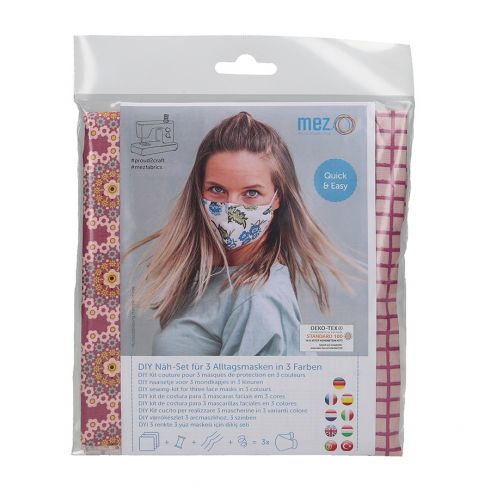 Kit couture - Kit confection pour 3 masques - N°8 - LMC