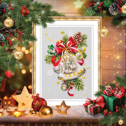 Point De Croix Kit Coussin Complet Set GNOME DE NOËL Decoration