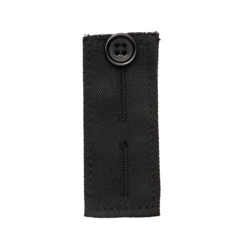 Rallonge - Tour de ceinture bouton 80 x 35 mm - Noir - Prym