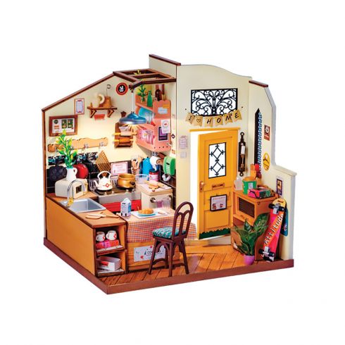 DIY: Notre maison pour les Sylvanian!!! - Pompons et Macarons  Maison de  poupée en bois, Maison de poupée en carton, Diy maison poupée