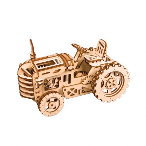 Puzzle Mécanique 3D Bois - Tracteur - ROKR