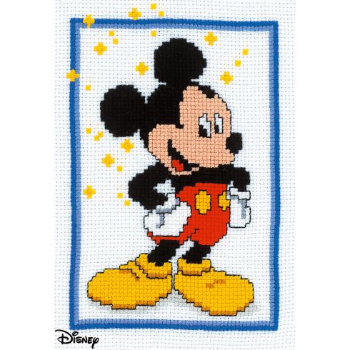 Kit coussin au point de croix Disney Minnie