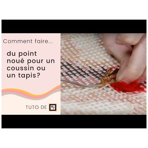 Kit De Coussin Point Noue Le Chat Aux Yeux Bleus Vervaco
