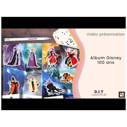 Support à diamanter - Album stickers 100 ans Disney - Crystal Art