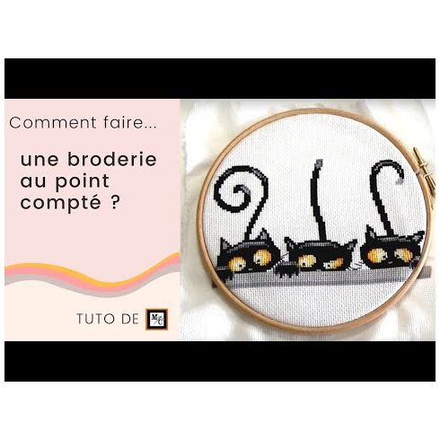 Kit broderie - Point de croix - Herbiers - Kits Broderie