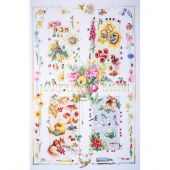 kit Point de croix Lanarte Fleurs des champs sur Etamine