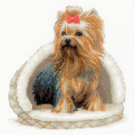 Luca-S Kit de broderie au point de croix avec cerceau inclus