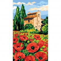 Canevas Pénélope  - Margot de Paris - Pierres et coquelicots