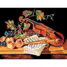 Canevas Pénélope  - Margot de Paris - Nature morte violon