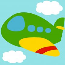 Kit de canevas pour enfant - Margot de Paris - Avion