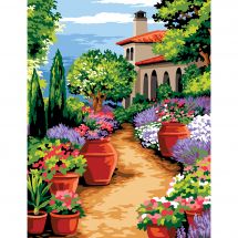 Canevas Pénélope  - Margot de Paris - Allée du jardin