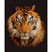 Kit point de croix - Marie Coeur - Tigre