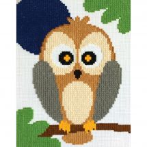 Kit broderie point de croix - Marie Coeur - Chouette